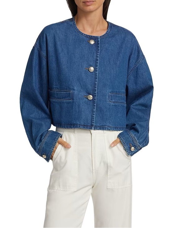 XiRENA Jackets & Blazers - Xirena Paley Denim Jacket in Blue